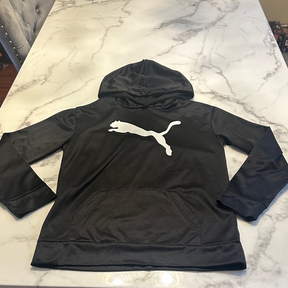 Puma Black Sweatshirt with White Logo